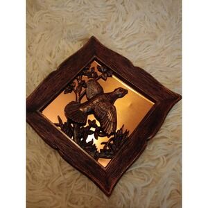 Vintage MCM Copper Goose in Flight Wall Hanging